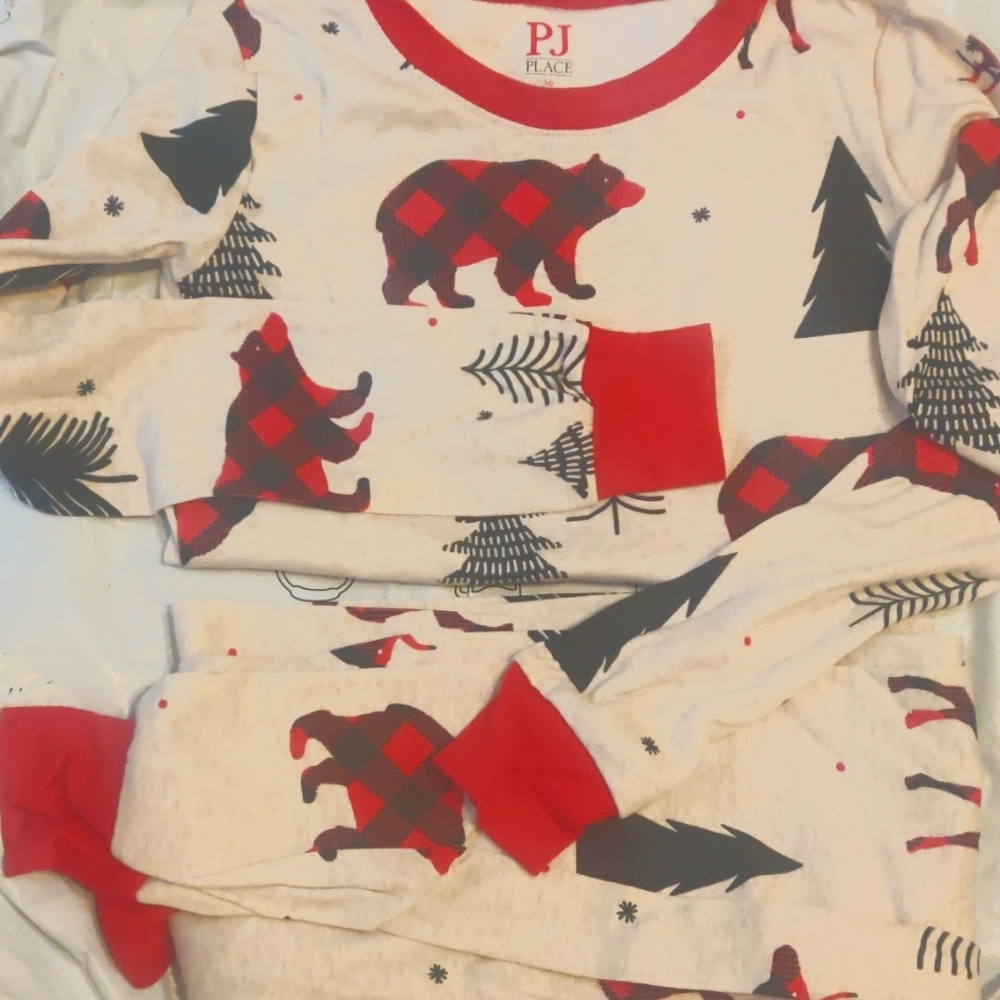 The Children's Place size 10 Boy's Christmas pajamas